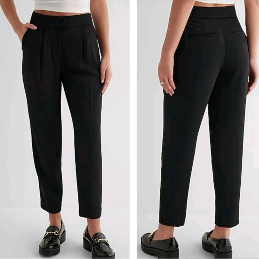 Express Stylist Black Ankle Pants